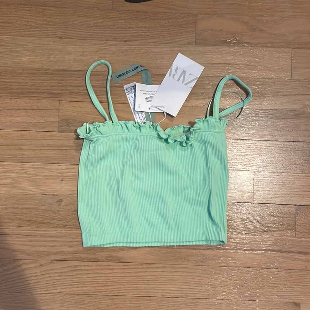 Zara mint green tanktop